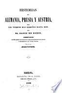 Historias De Alemania, Prusia Y Austria