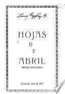 Hojas de abril
