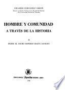 Hombre y comunidad a través de la historia