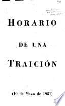 Horario de una traición