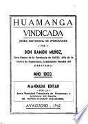 Huamanga vindicada