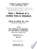 Ideario y planificación de la Alianza para el progreso