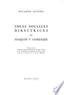 Ideas sociales directrices de Joaquín V. González