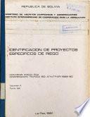Identificación de proyectos específicos de riego. Volumen II, Tomo XIII: Irrigación Mizque – Perfil de Proyecto