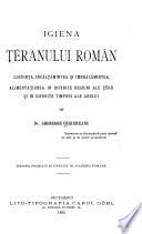 Igiena ţĕranului român, locuinţa, incălţămintea și imbrăcămintea