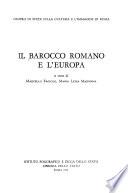 Il Barocco romano e l'Europa