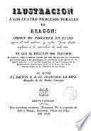 Ilustración a los cuatro procesos florales de Aragón