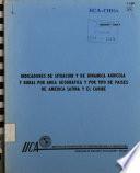 Indicadores de situación y de dinámica agrícola y rural por área geográfica y por tipo de países de América Latina y el Caribe