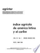 Indice agricola de América Latina y el Caribe
