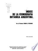 Indice de la iconografía botánica argentina