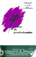 Indice de profesionales del Uruguay