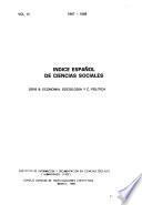 Indice español de ciencias sociales