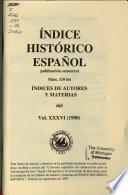 Indice histórico español
