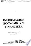 Información económica y financiera