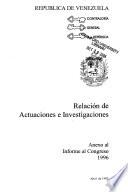 Informe al Congreso