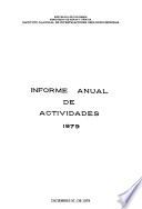 Informe anual de actividades