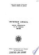 Informe anual del director administrativo de los tribunales