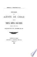 Informe del ajente de Chile ante el Tribunal arbitral anglo-chileno