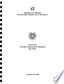 Informe del Contralor General de la República