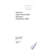 Informe sobre desarrollo humano, Honduras
