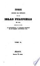 Informe sobre el estado de las Islas Filipinas en 1842, 2