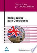 Inglés Basico Para Oposiciones.e-book.