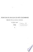 Iniciación de una guía de arte colombiano