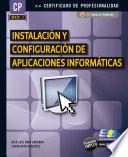 Instalación y Configuración de Aplicaciones Informáticas