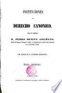 Instituciones de Derecho Canónico
