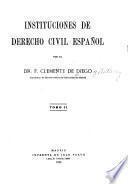 Instituciones de derecho civil español