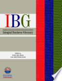 Integral Business Glossary