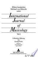 International Journal of Musicology