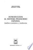 Introducción al sistema financiero español