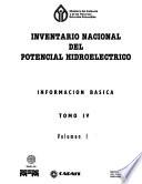 Inventario nacional del potencial hidroeléctrico