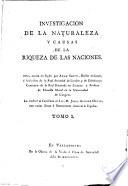 Investigacion de la naturaleza y causas de la riqueza de las naciones, 1