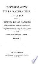 Investigación de la naturaleza y causas de la riqueza de las naciones