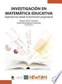 Investigación en matemática educativa.