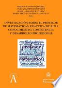 Investigación sobre el profesor de matemáticas