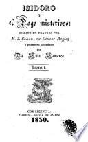 Isidoro, ó, El page misterioso