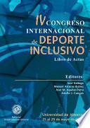 IV Congreso internacional de deporte inclusivo. Universidad de Almería 25 al 29 de mayo 2015