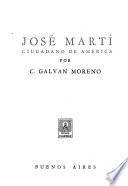 José Martí: ciudadano de america