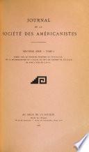 Journal de la Société des américanistes