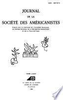 Journal de la Société des américanistes