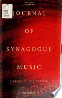 Journal of synagogue music