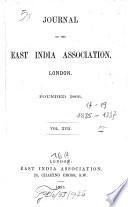 Journal of the East India Association