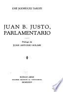 Juan B. Justo, parlamentario