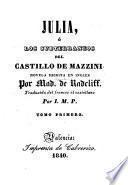 Julia, ó los subterraneos del castillo de Mazzini
