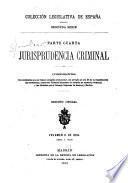 Jurisprudencia criminal