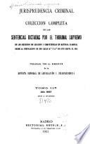 Jurisprudencia criminal