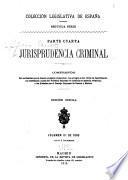 Jurisprudencia criminal